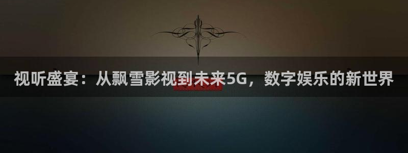 蓝莓视频官网：视听盛宴：从飘雪影视到未来5G，数字娱乐的新世界